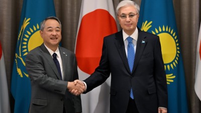 Мемлекет басшысы Sumitomo компаниясының президенті Шинго Уэноны қабылдады