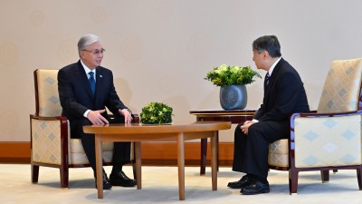 Мемлекет басшысы Жапония Императоры Нарухитомен кездесті