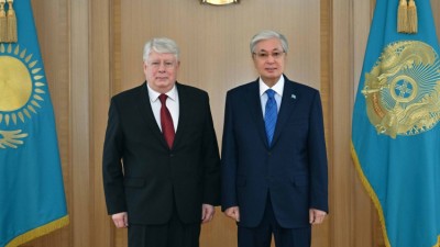 Президент Қасым-Жомарт Тоқаев Ресейдің Қазақстандағы елшісі Алексей Бородавкинді қабылдады