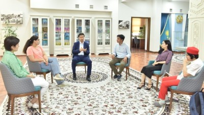 Шыңғыс Мұқан жас қаламгерлермен кездесті