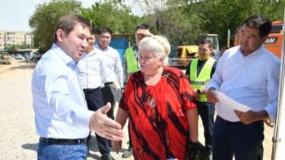 №65 мектеп гимназиясында 600 орындық жаңа ғимарат салынуда