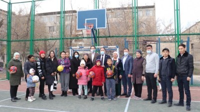 Демеуші есебінен 6 спорт алаңша ашылды