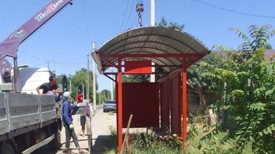 Шымкентте  жаңа аялдамалар орнату жұмыстары басталды