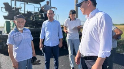 Ынтымақ көшесіне орташа жөндеу жұмыстары жүргізілуде