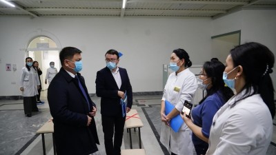 Қызылжарда жаңа емхананың құрылысы қызу жүріп жатыр