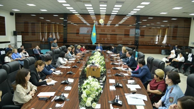 Шымкентте әйелдер істері және отбасылық-демографиялық саясат жөніндегі комиссияның отырысы өтті