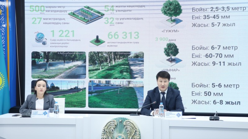 ШЫМКЕНТТЕ ЭКОЛОГИЯЛЫҚ ИНФРАҚҰРЫЛЫМДЫ ДАМЫТУ ЖҰМЫСТАРЫ ҚАРҚЫН АЛДЫ