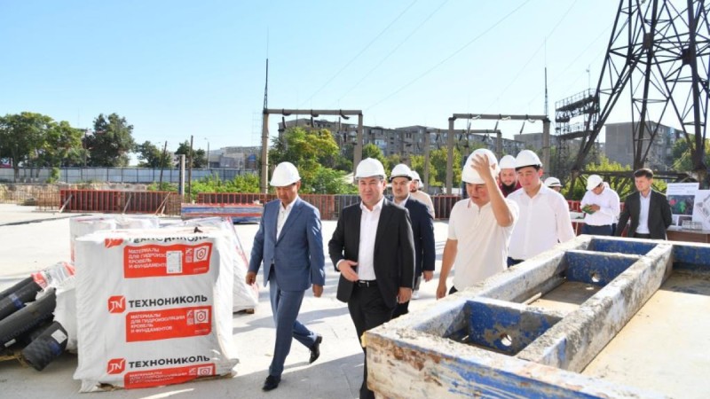 Қала әкімі тұрғын үй құрылысын тексерді