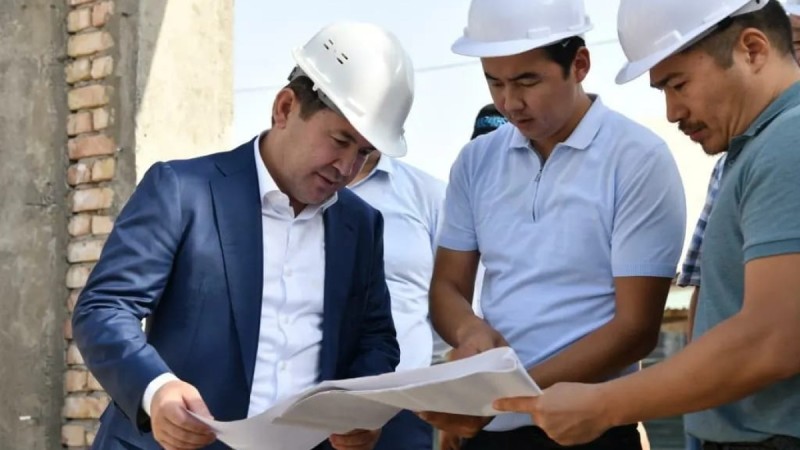 Бозарық-3 шағын ауданында жаңа спорт мектебі салынуда