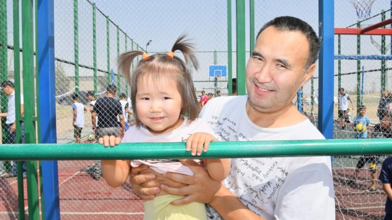 Заманауи ашық спорт алаңшасы ел игілігіне берілді