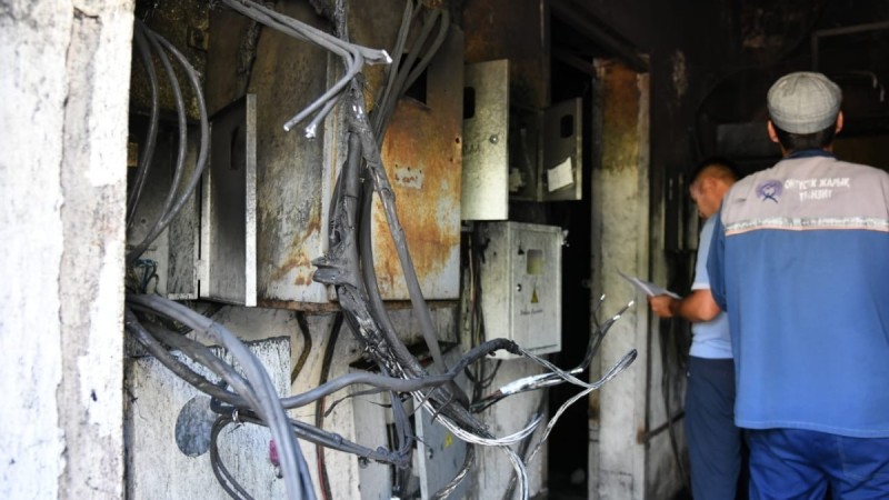 Трансформатор өртінен  зардап шеккендер жоқ