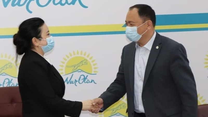 ​«Nur Otan» партиясы Әл-Фараби аудандық филиалының төрағасы сайланды
