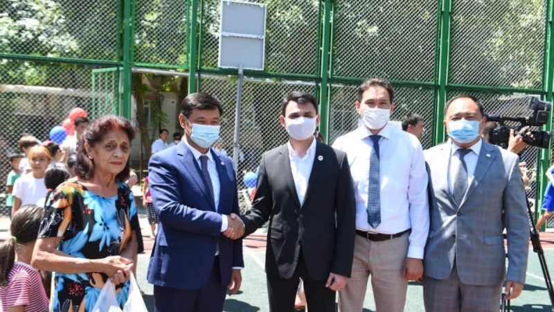 Шымкентте тағы 2 спорт алаңшасы ашылды