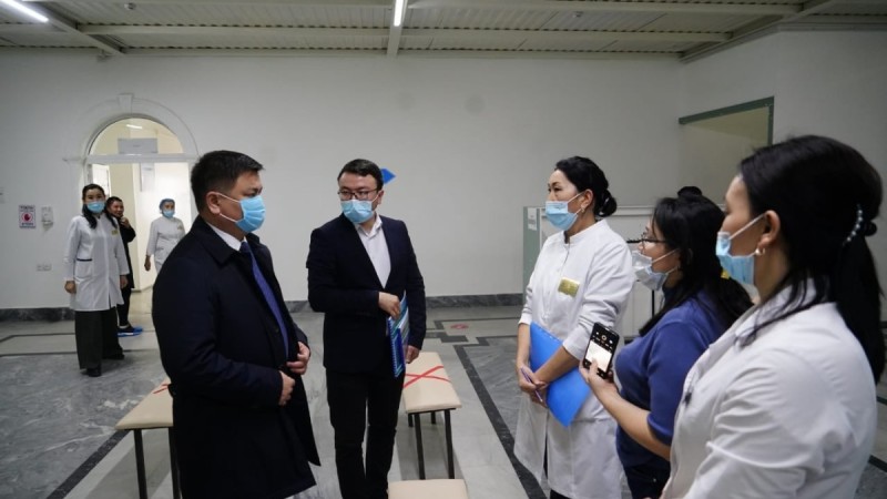 Қызылжарда жаңа емхананың құрылысы қызу жүріп жатыр